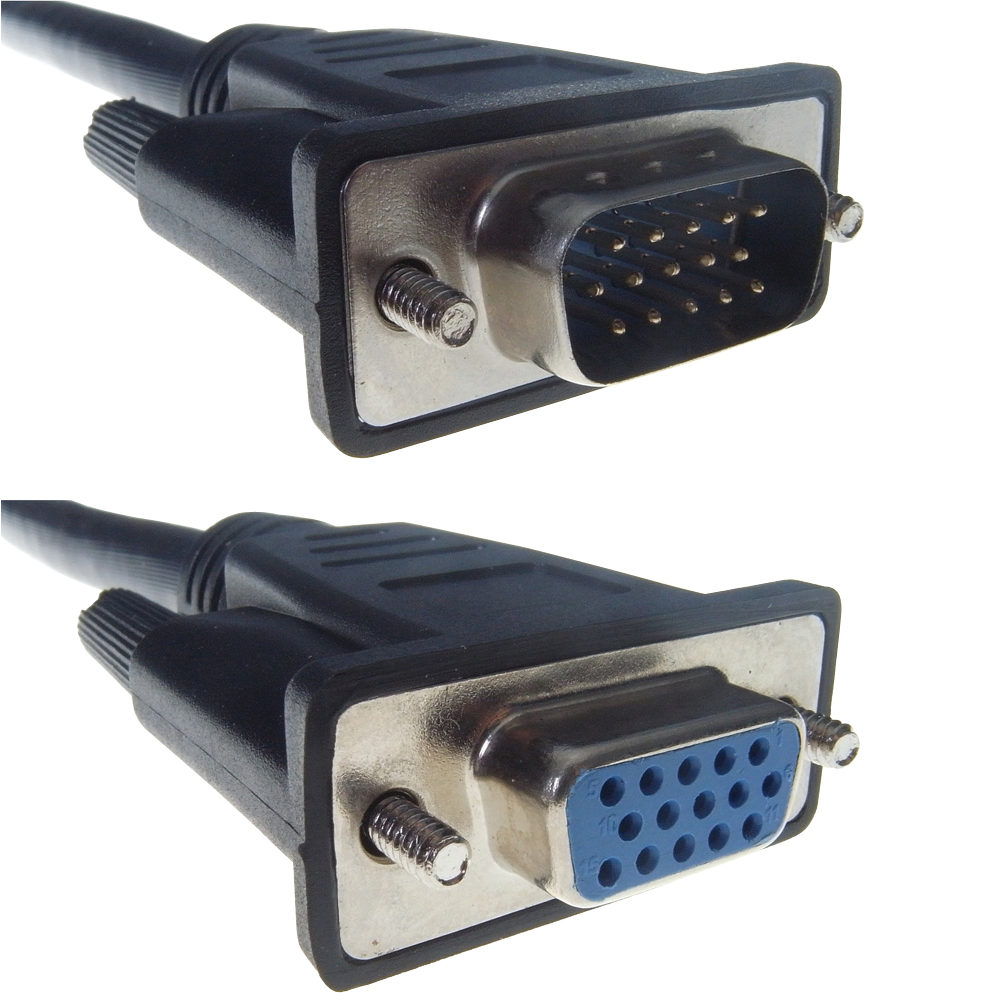 2M High Quality Monitor Cable HD15 M/F