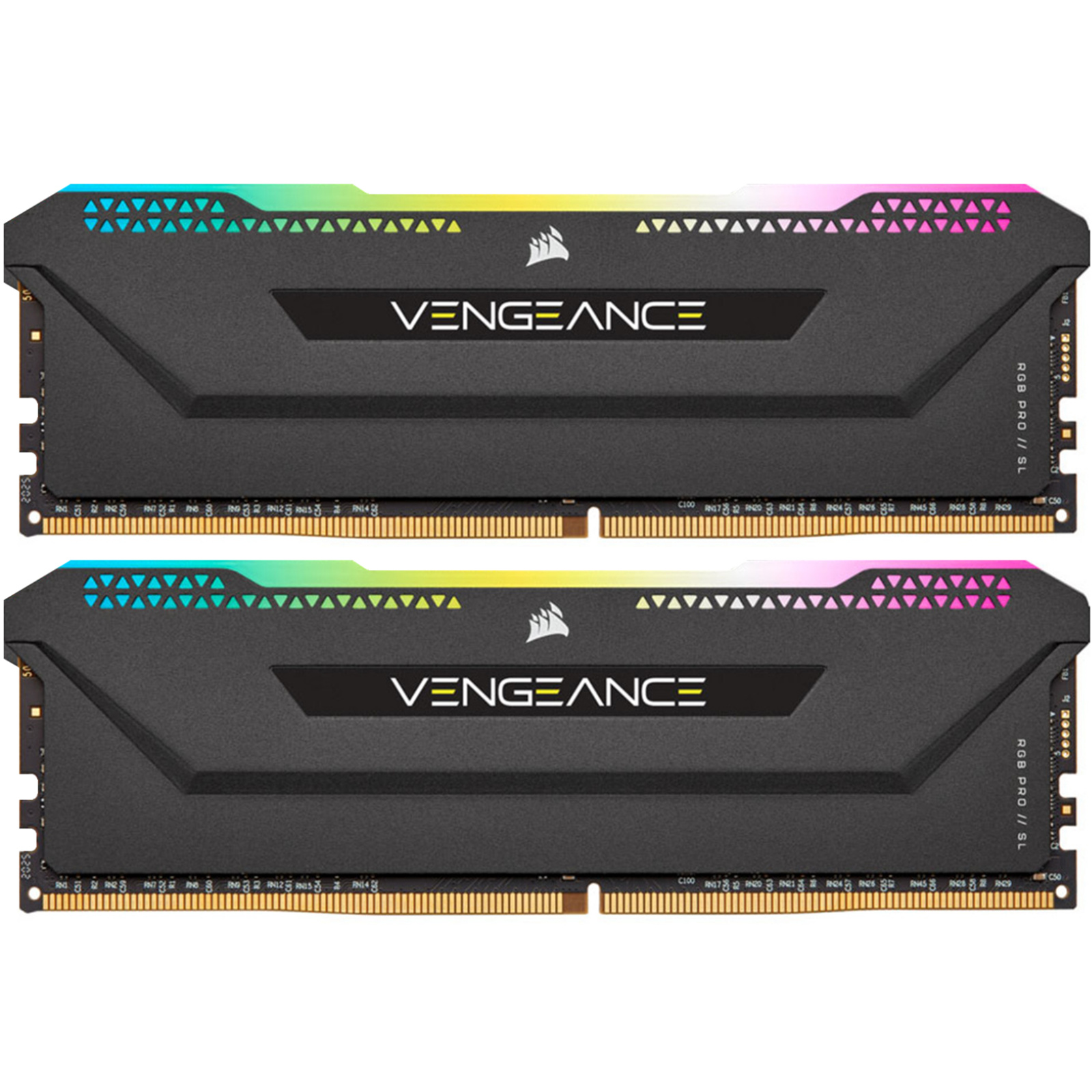 Corsair Vengeance RGB PRO SL 32GB (2x16GB) DDR4 3600Mhz C18 Black Heatspreader Desktop Gaming Memory
