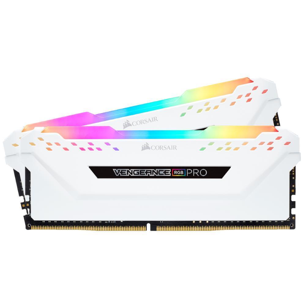 Corsair Vengeance RGB PRO 16GB (2x8GB) DDR4 3600MHz C18 White Desktop Gaming Memory Intel XMP2.0 AMD Ryzen