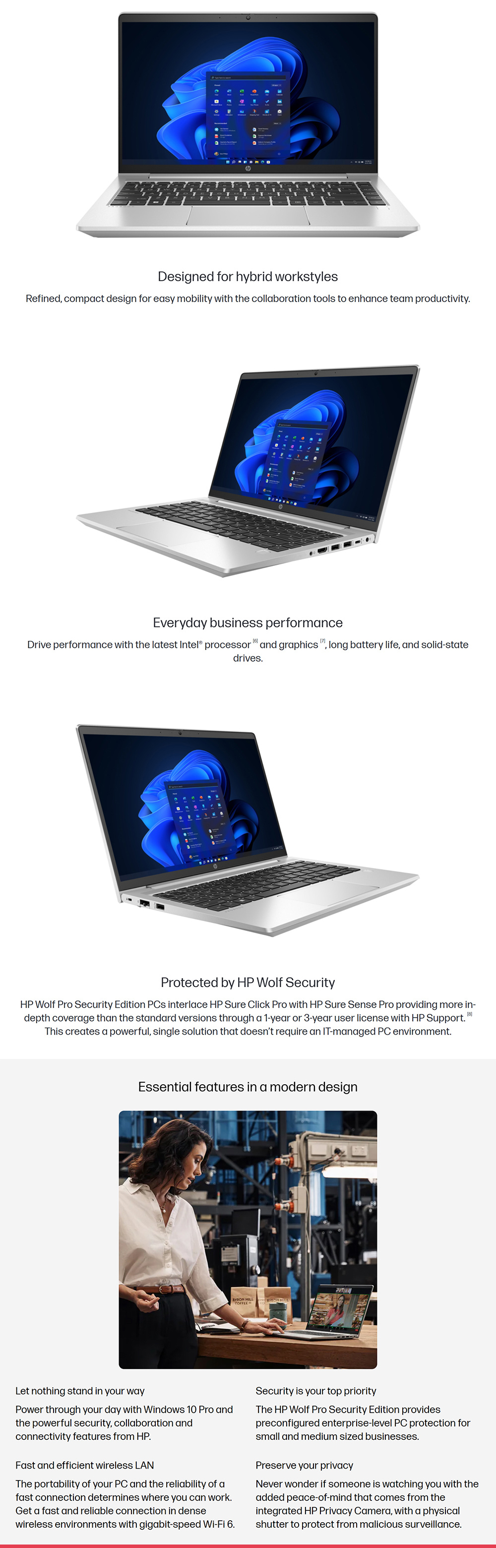 HP ProBook 440 G9 14" HD Intel i5-1235U 32GB 512GB SSD WIN 11