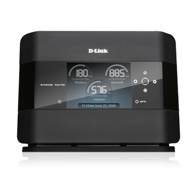 DLINK DIR-685 * NO HDD * COLOUR LCD WL N STORAGE NAS ROUTER