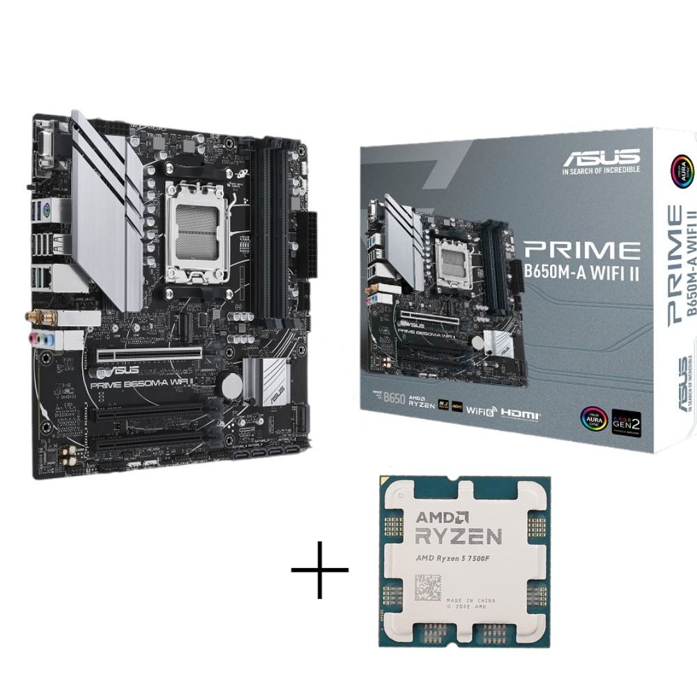 AMD Ryzen 5 7500F AM5 CPU OEM + Asus B650M-A Wifi Bundle