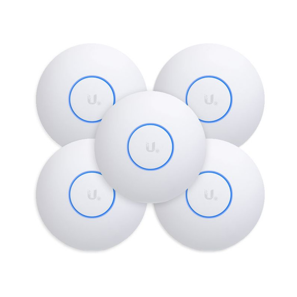Ubiquiti UniFi Wave 2 Dual Band 802.11ac AP with Security & BLE 5 Pack, Incl 2Yr Warr