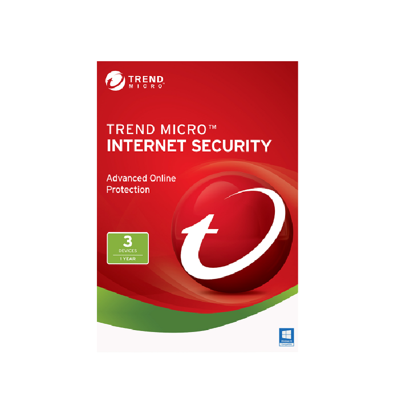 Trend Micro Internet Security 3 Devices 1 year  Email Key