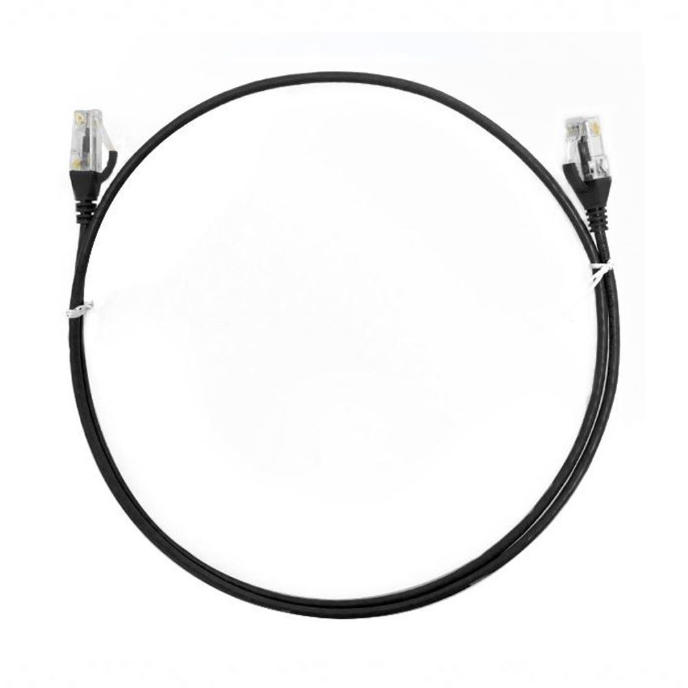 8ware CAT6THINBK-15M 15m Black Color Premium RJ45 cable