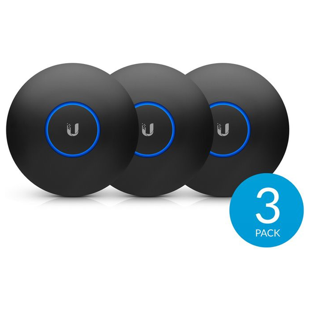 Ubiquiti UniFi Hard Cover Skin Casing, 3-Pack, Black Design, Compatiable with Access Point nanoHD, U6 Lite and U6+, Incl 2Yr Warr