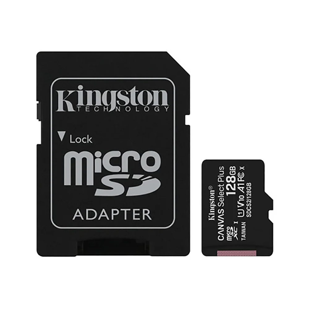 KINGSTON 128GB SDCS2/128G Micro SD + Adapter