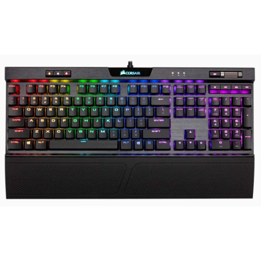 Corsair K70 MK.2 RGB Gaming Rapidfire Low Profile Keys, MX Speed.USB Pass-Through Port, Backlit RGB LED, Mechanical Keyboard (LS) > K70RGBPRO
