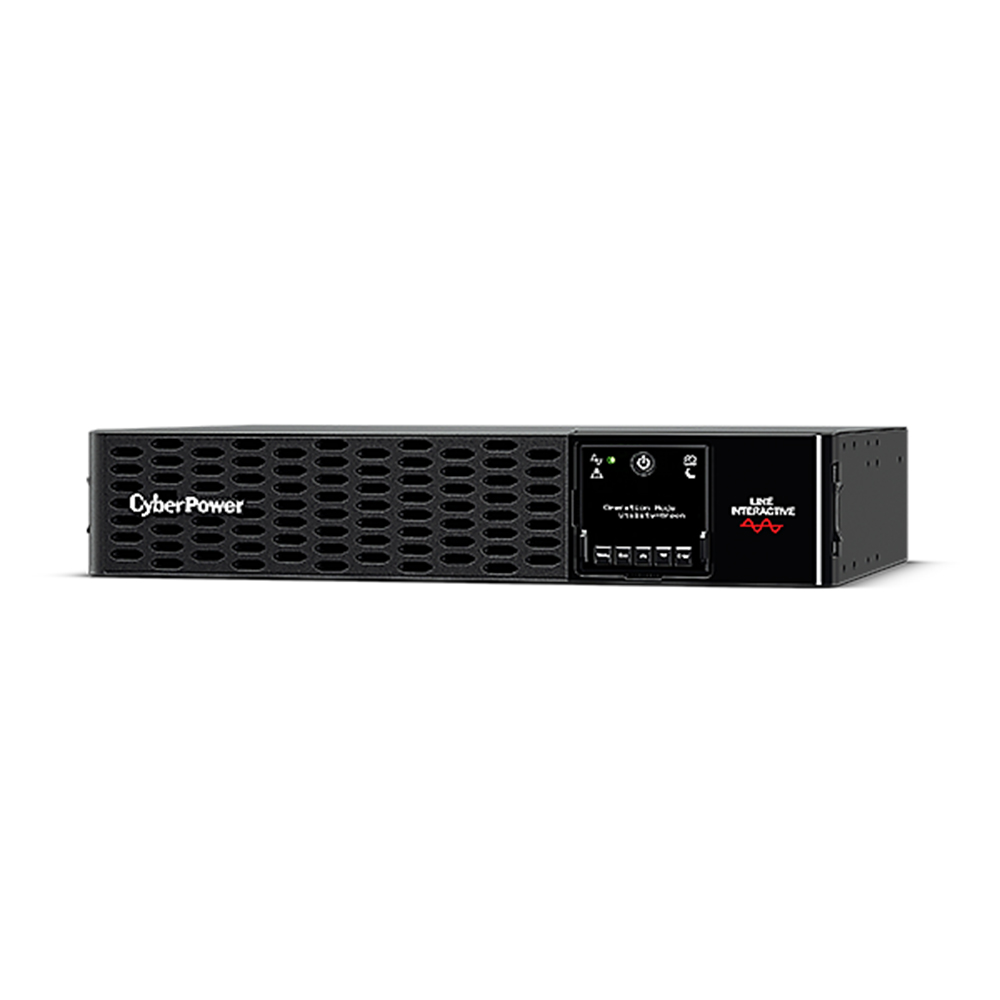 CyberPower PRO Rack/Tower LCD 1000VA / 1000W (10A) 2U Line Interactive UPS - (PR1000ERTXL2U) - 3 Yrs Adv. Rep & 2 Yrs on Int. Battery