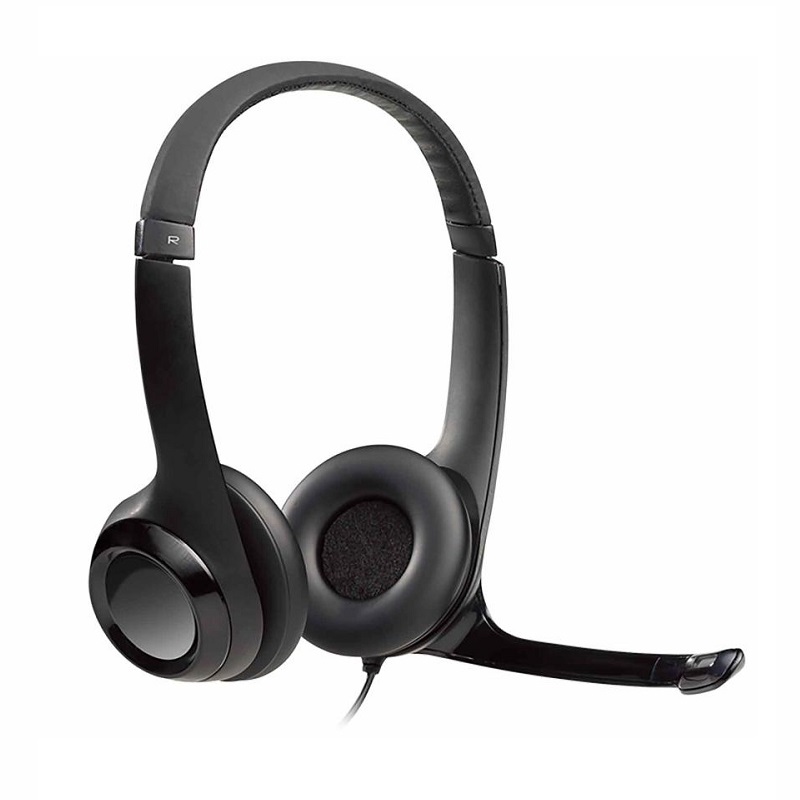 Logitech H390 USB Headset Adjustable,USB,2 Years Noise Cancelling Micophone Headphones In-line Audio Controls