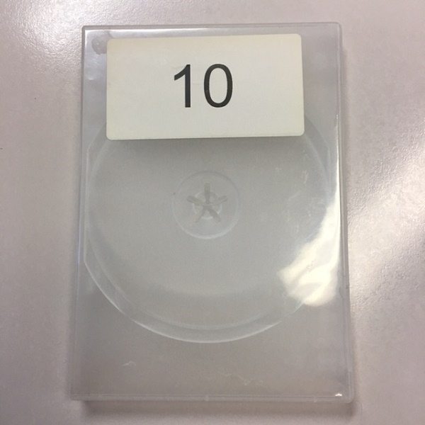 no 10 - DVD CASE - CARRIES 2 DVD (14mm, CLEAR)