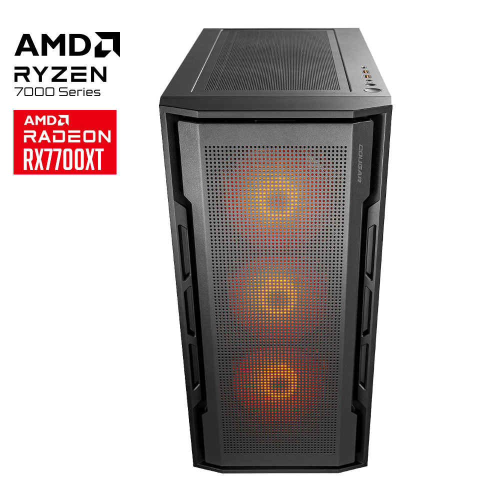 AMD Guardian Ryzen 5 7500F RX7700XT Gaming PC 1TB 32G DDR5
