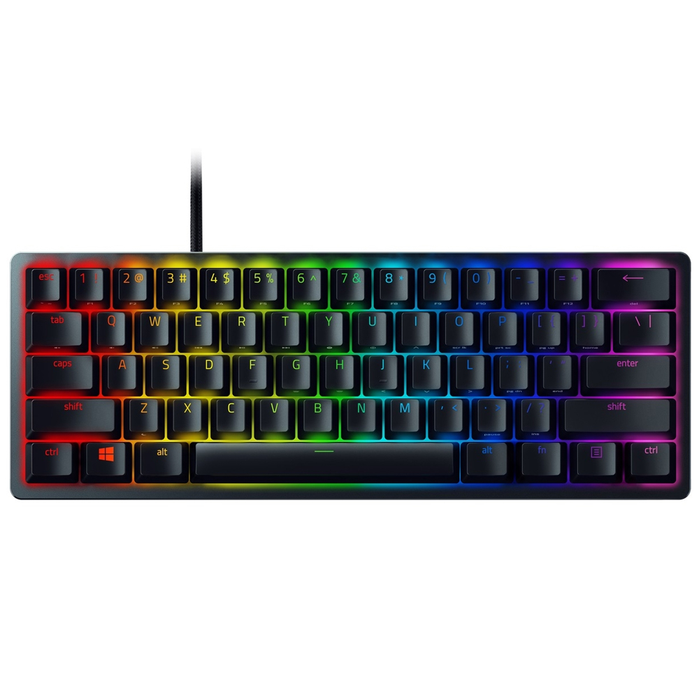 Razer Razer Huntsman Mini-60% Optical Gaming Keyboard (Clicky Purple Switch)-FRML Packaging