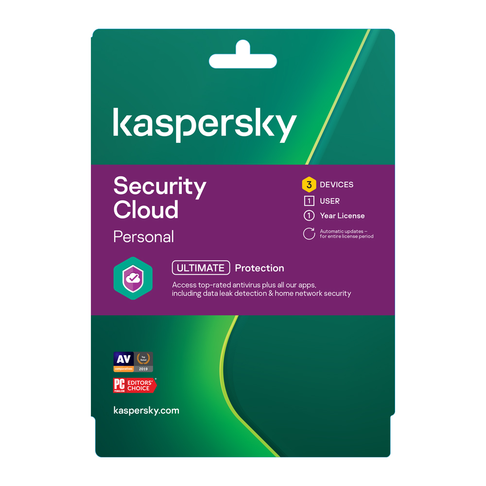 Kaspersky Security Cloud Personal 3 Devices 1 Yr Email Key