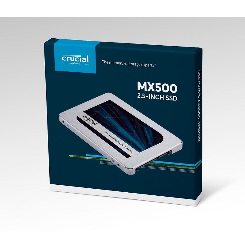 Crucial MX500 1TB 2.5' SATA SSD - 560/510 MB/s 90/95K IOPS 360TBW AES 256bit Encryption Acronis True Image Cloning 5yr alt~MZ-77E1T0BW