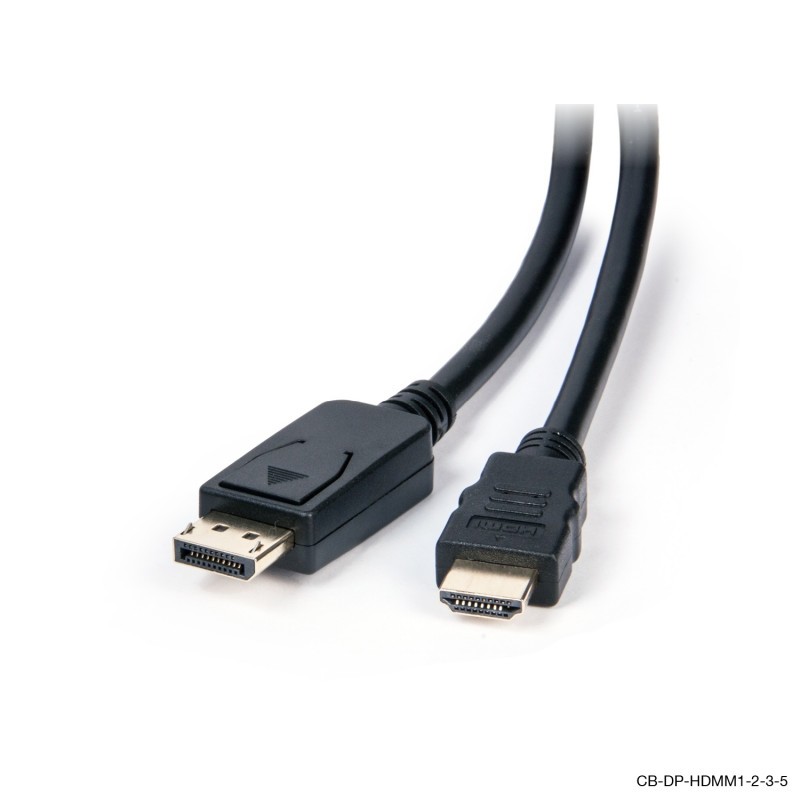 Connect 3m DisplayPort to HDMI Cable with 4K Support M to M