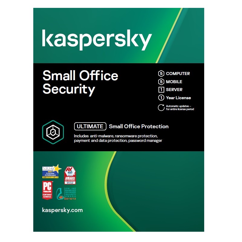 Kaspersky Small Office Security 5 Users + 1 Server 1 Year