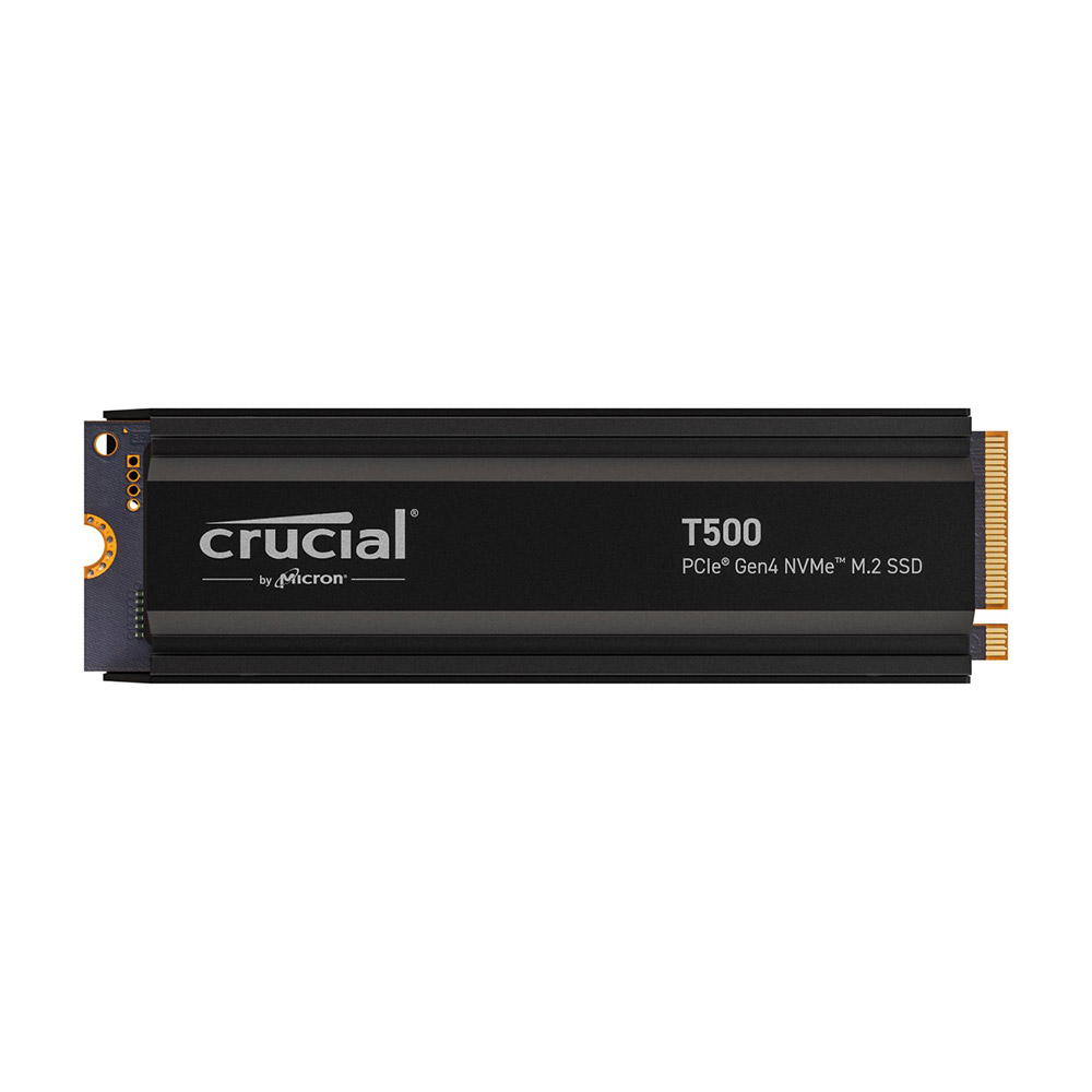 Crucial CT1000T500SSD5 T500 1TB Gen4 NVMe SSD w Heatsink