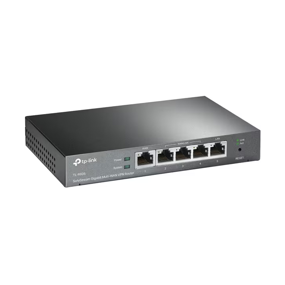 TP Link TL-ER605 SafeStream Gigabit Multi-WAN VPN