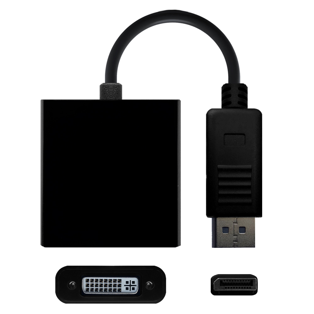 Axceltek AC-DPDVI4K Display Port to DVI M/F 4K adapter 15cm