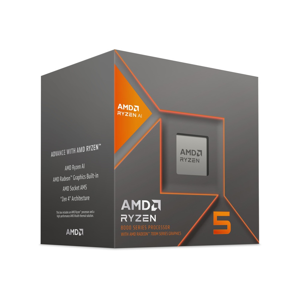 AMD Ryzen 5 8600G CPU 100-100001237BOX 6 Cores Radeon VGA