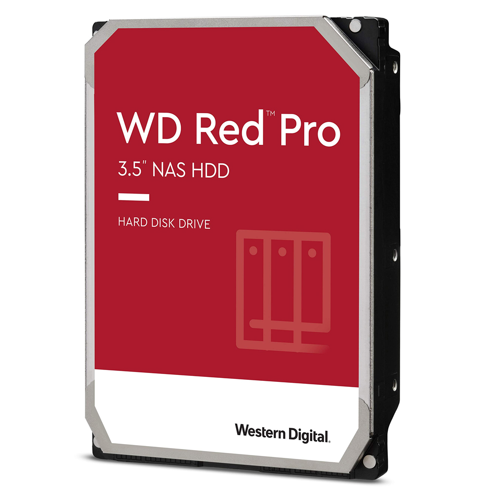 Western Digital WD Red Pro 12TB 3.5' NAS HDD SATA3 7200RPM 256MB Cache 24x7 300TBW ~24-bays NASware 3.0 CMR Tech 5yrs wty
