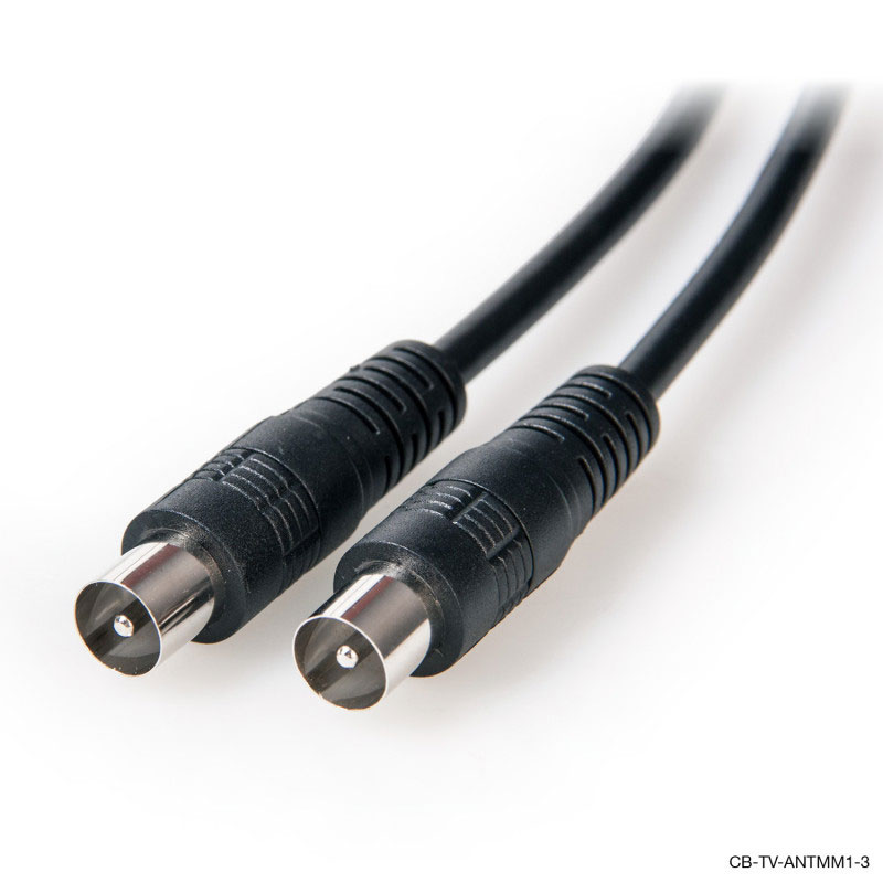 Connect 3m TV Antenna Cable - Male to Male