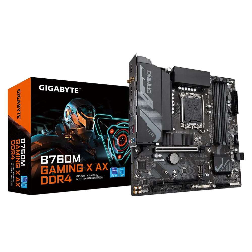 Gigabyte B760M-GAMING-X-AX-DDR4 B760 Wifi mATX motherboard