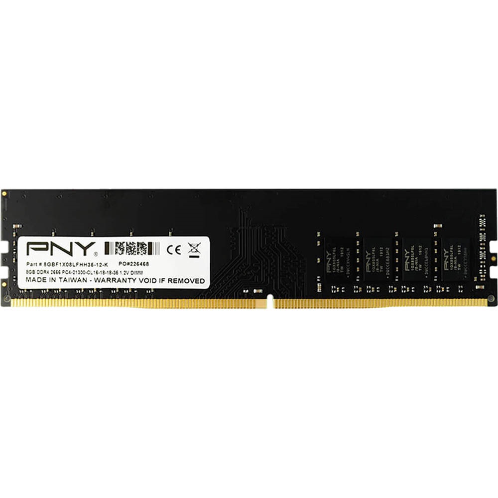 PNY 8G DDR4 2666Mhz Desktop Memory MD8GSD42666BL