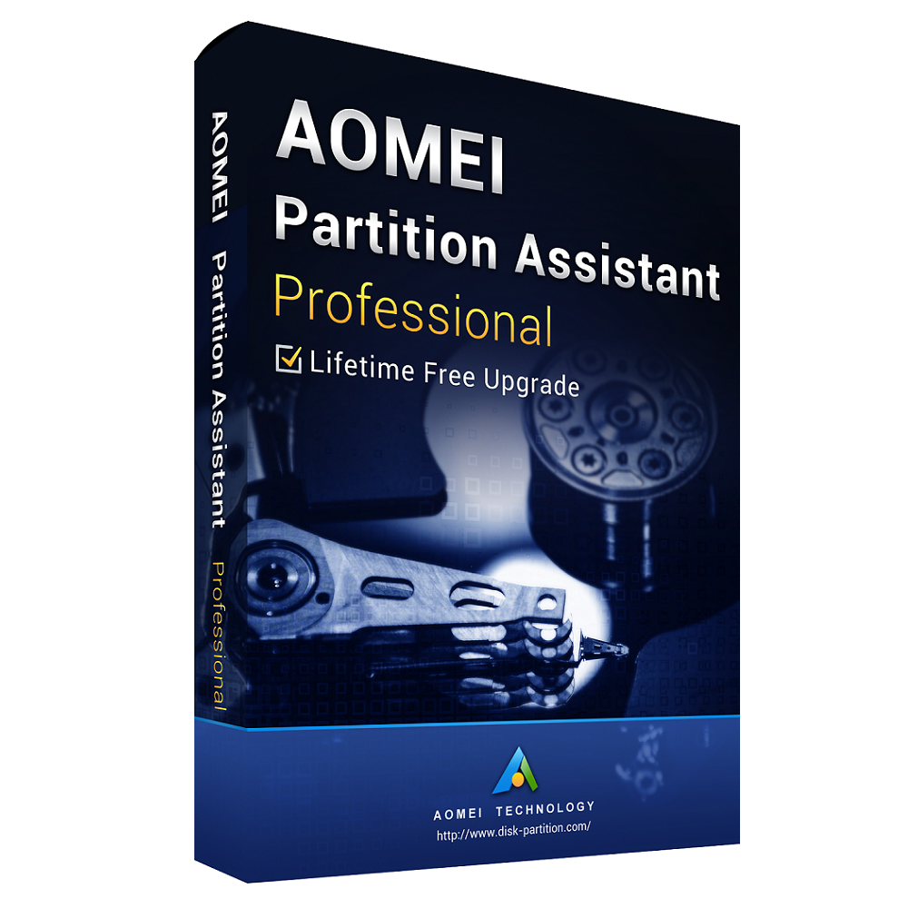Aomei Partition Assistant Professional Lifetime 2 PC license