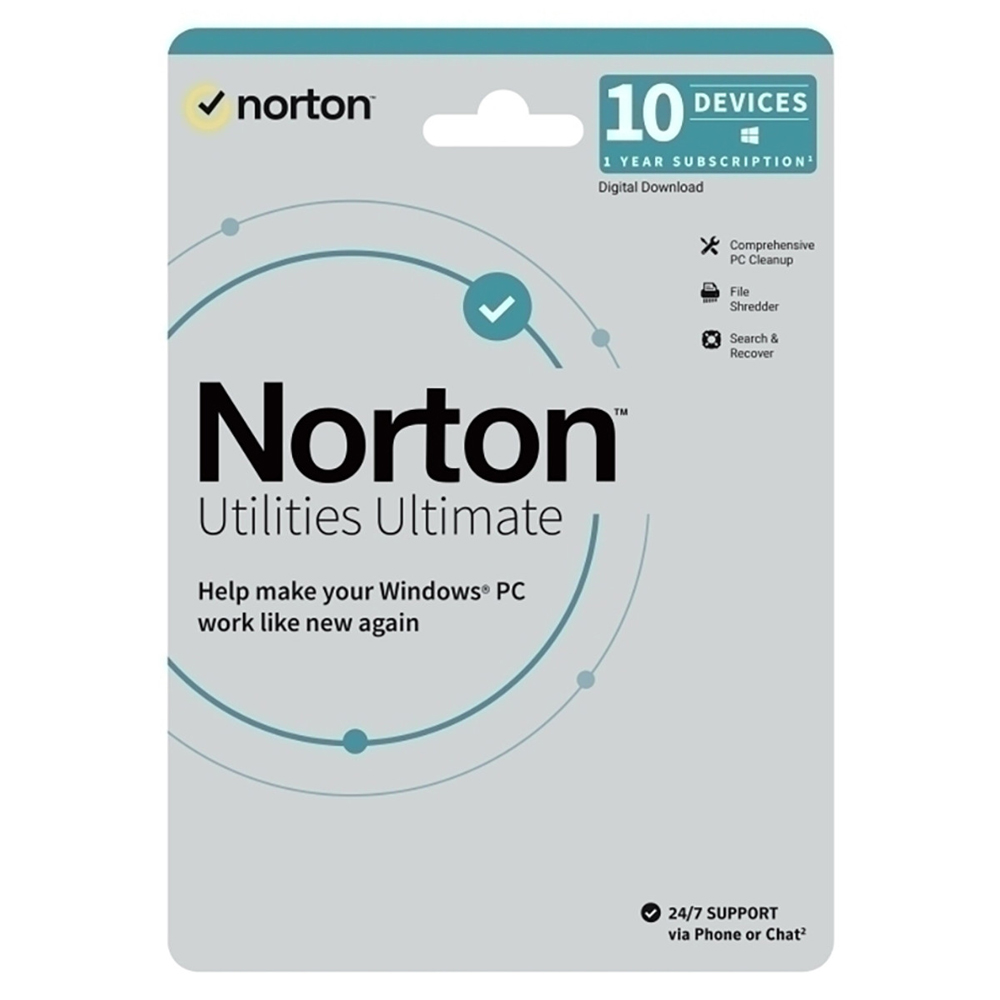 Norton Utilities Ultimate 10 Devices 1 Year Email Key 