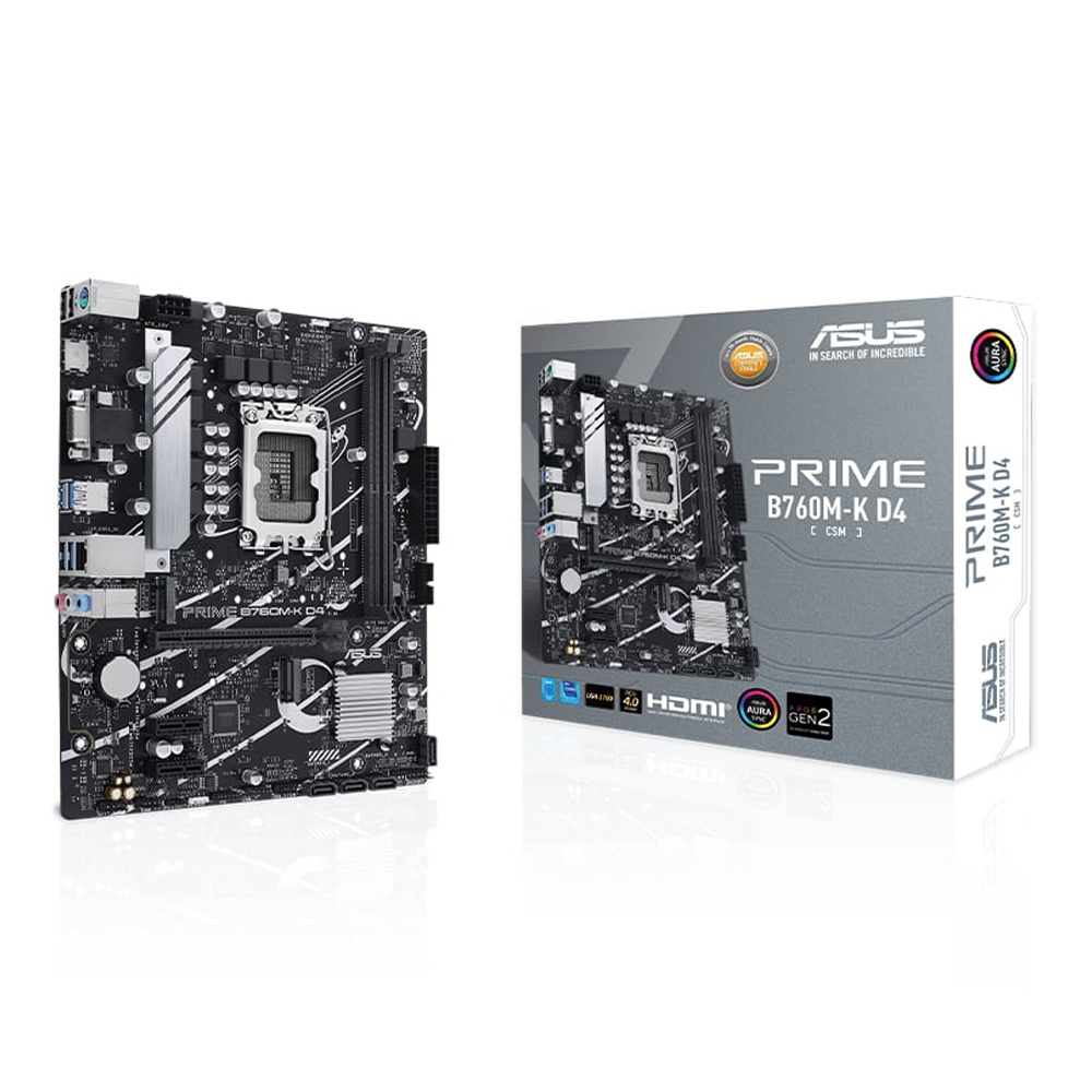 Asus PRIME B760M-K D4-CSM mATX motherboard