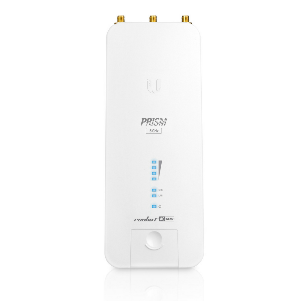 Ubiquiti Rocket AC Prism Gen2 5GHz Radio with speeds up to 450+Mbps, 50+ Client Capacity, Integrated GPS sync,  Incl 2Yr Warr