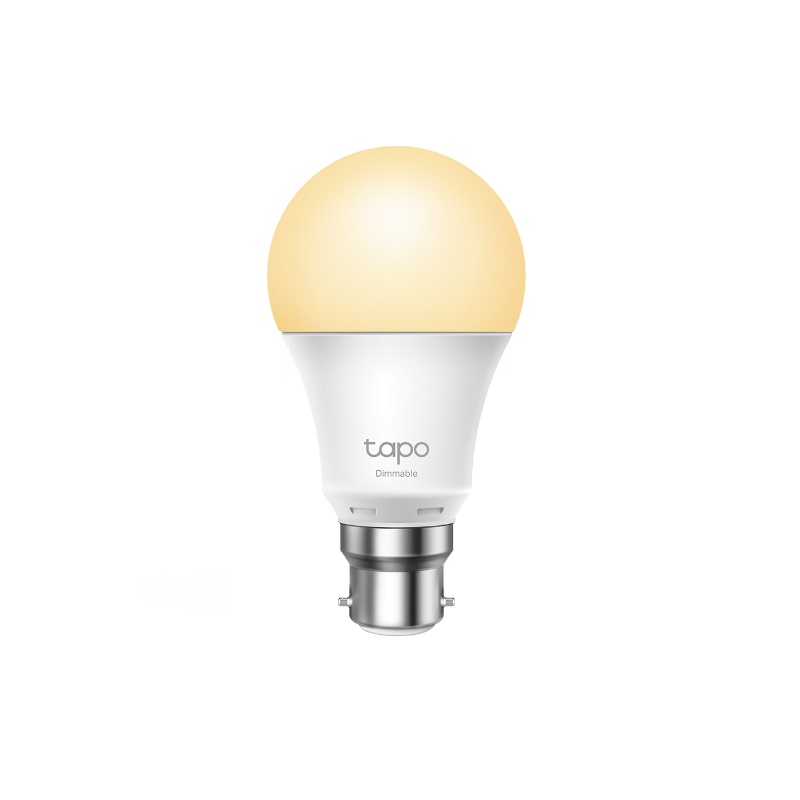 TP-LINK TAPO SMART WI-FI LED LIGHT BULB WITH DIMMABLE LIGHT, BAYONET B22, 2YR WTY L510B