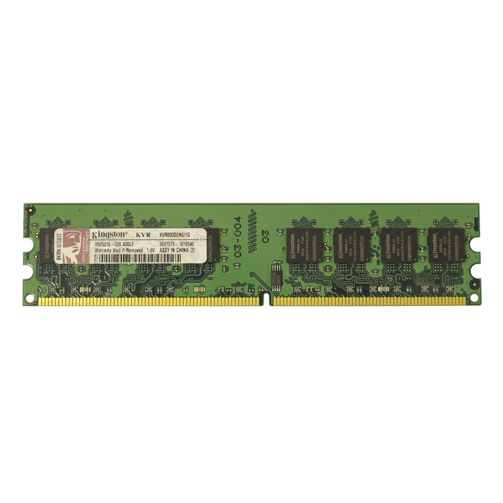 KINGSTON KVR800D2N6/1G 1GB 240-Pin DDR2 800 MEMORY 