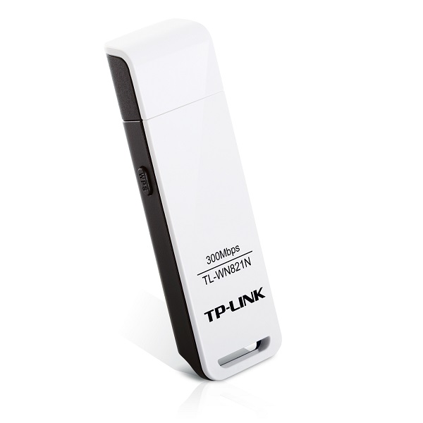 TP-LINK WIRELESS-N USB ADAPTER, 300MBPS, 3YR WTY TL-WN821N