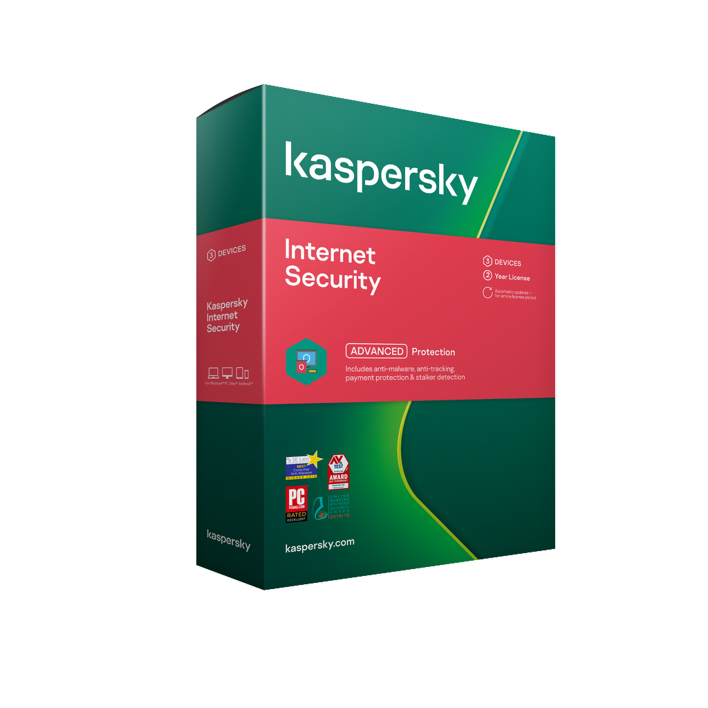 Kaspersky Internet Security 3 Devices 2 Years Email