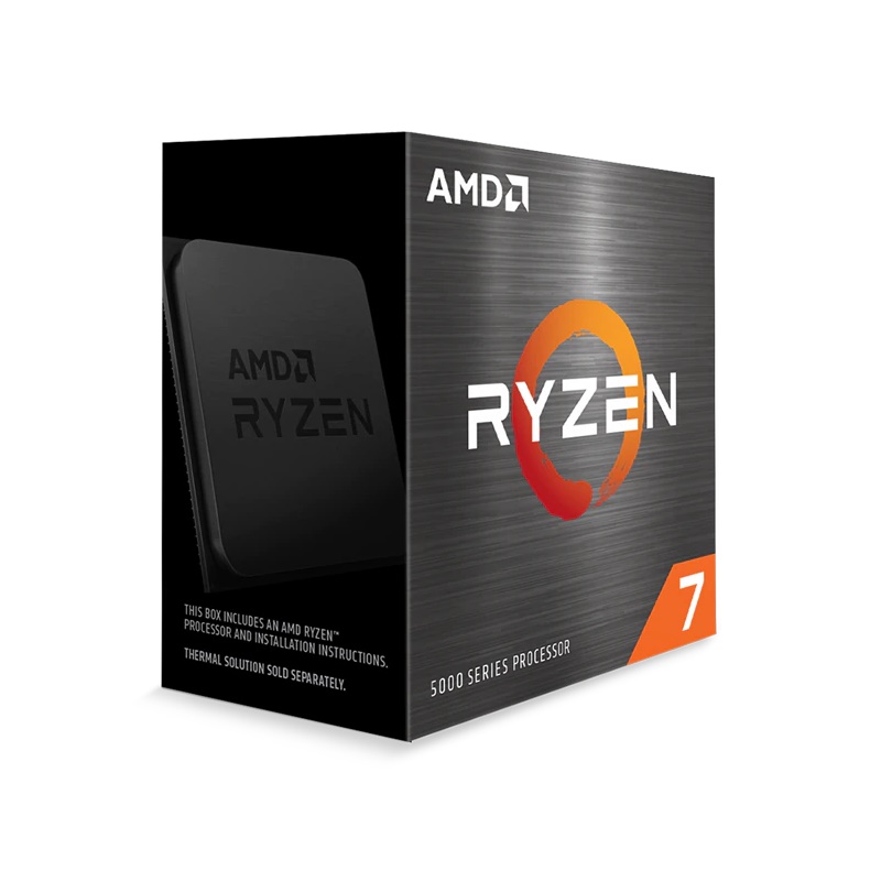 AMD Ryzen 7 5800X 8 Core 3.8Ghz CPU 100-100000063WOF No Fan
