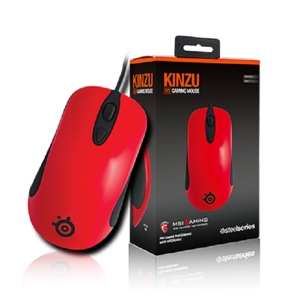 SteelSeries KinzuV3 MSI Gaming Mouse Red