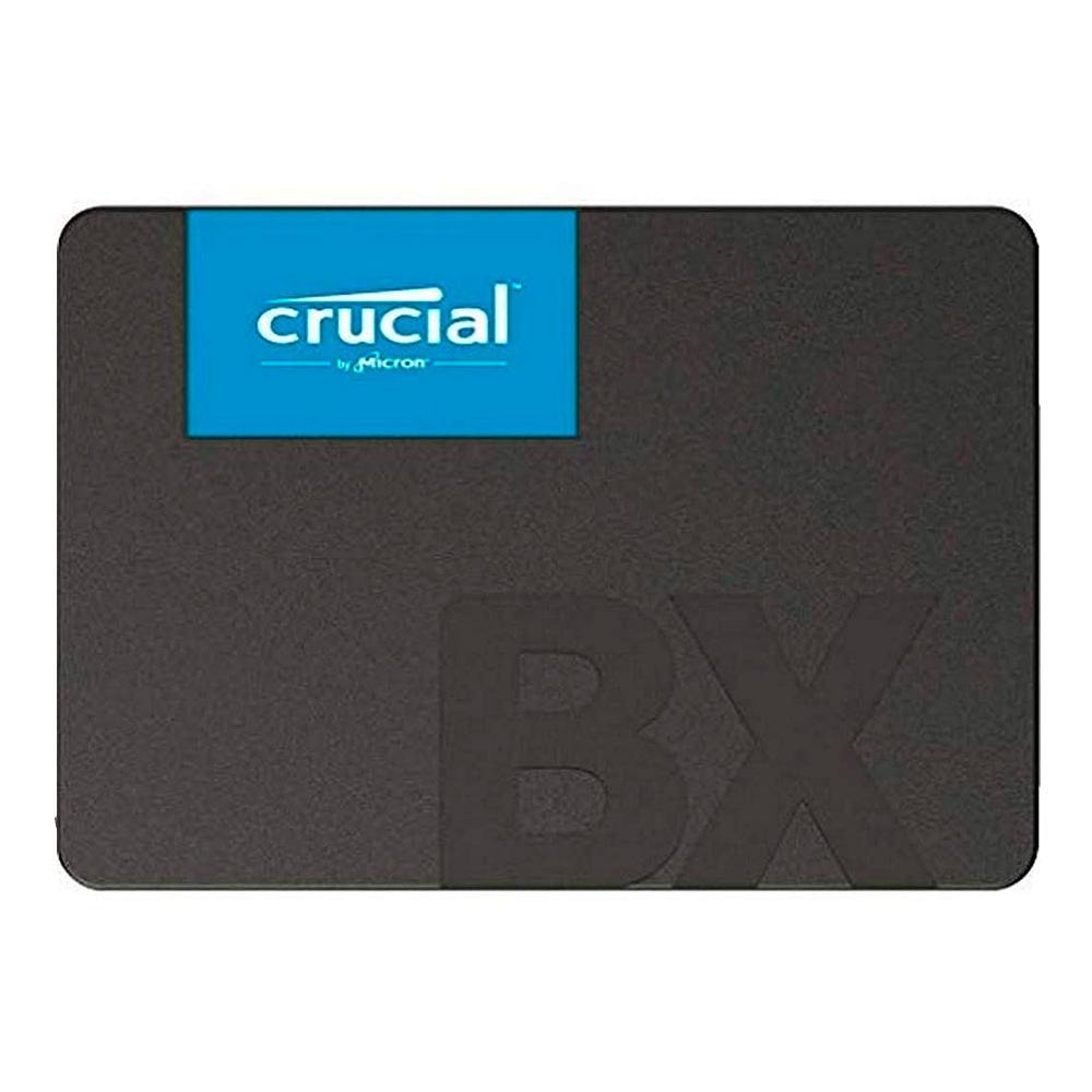 Crucial BX500 500GB 2.5' SATA3 6Gb/s SSD - 3D NAND 550/500MB/s 7mm 1.5 mil MTBF 3yr wty Acronis True Image Solid State Drive >480GB