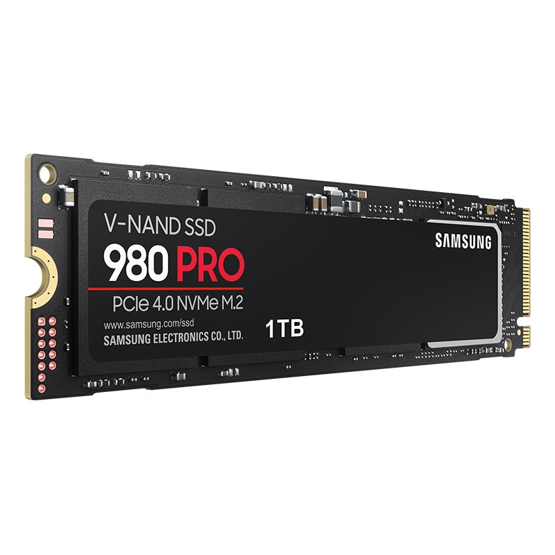 Samsung 980 Pro 1TB Gen4 NVMe SSD 7000MB/s 5000MB/s R/W 1000K/1000K IOPS 600TBW 1.5M Hrs MTBF for PS5 5yrs Wty