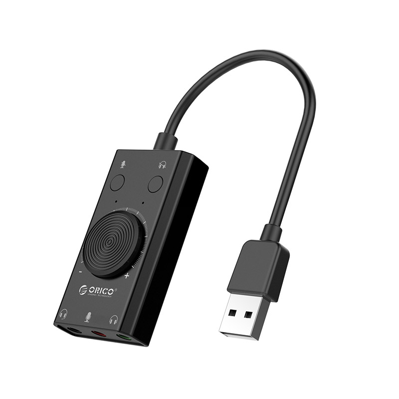 ORICO SC2-BK Multifunction USB External Sound Card