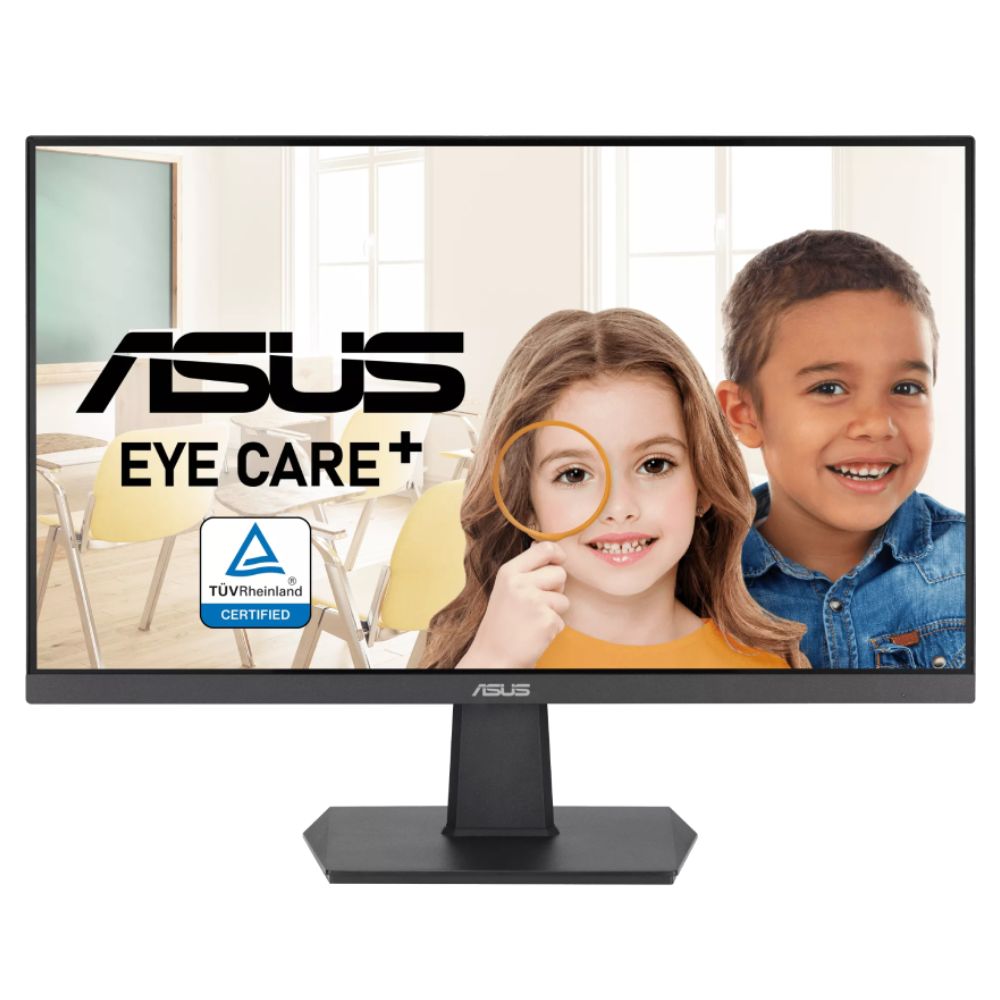 ASUS VA24EHF 23.8' Eye Care Gaming Monitor IPS, Full HD, Frameless, 100Hz, Adaptive-Sync, 1ms MPRT, HDMI, Low Blue Light, Flicker Free, Wall Mountable