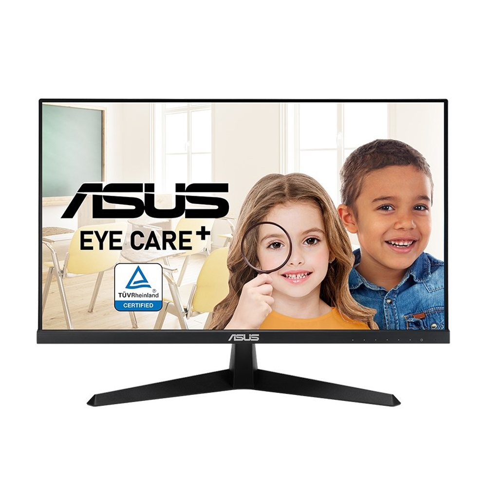 ASUS VY249HE 23.8' Eye Care Monitor Full HD, IPS, Eye Care+, Flicker Free, Blue Light Filter, HDMI, D-SUB, Antibacterial Treatment