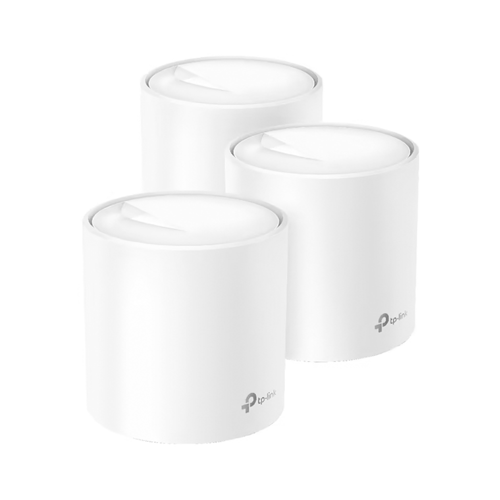 TP-Link Deco X20(3-pack) AX1800 Whole Home Mesh Wi-Fi System, Up To 530 sqm Coverage, WIFI6, 1201Mbps @ 5Ghz, 574Mbps @ 2.4 GHz OFDMA, MU-MIMO (WIFI6)