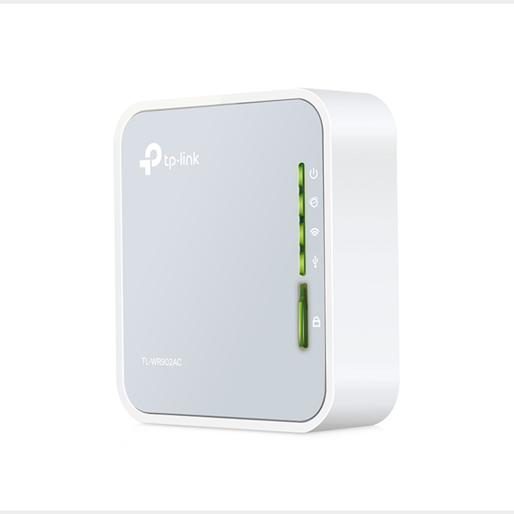 TP-LINK AC750 TRAVEL ROUTER 300MBPS, LAN/WAN, MICRO USB, 3YR WTY TL-WR902AC