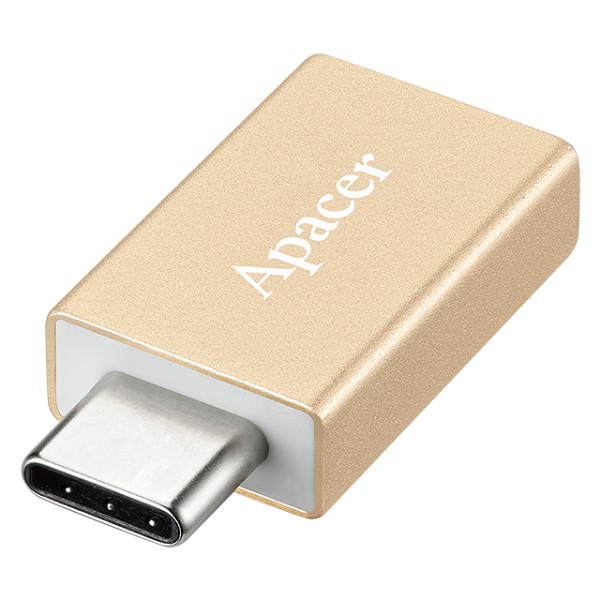 APACER USB Type-C to USB3.0 Type-A Adapter DA110 Gold 