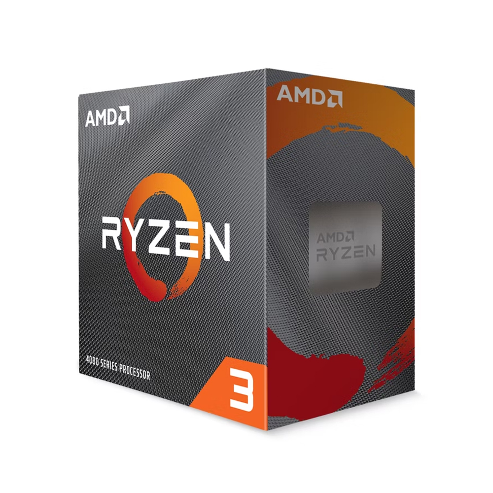 AMD Ryzen 3 4100 CPU 4 Core 100-100000510BOX Retail Box Fan