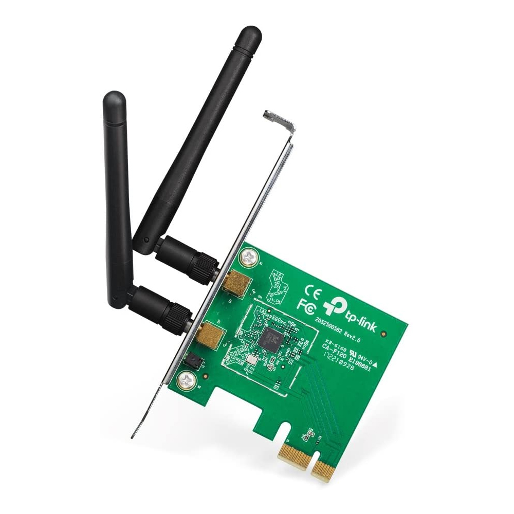 TP-LINK WIRELESS-N PCI-E ADAPTER,MIMO,300MBPS, ANT(2), 3YR WTY TL-WN881ND