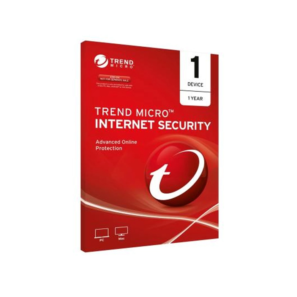 Trend Micro INTERNET SECURITY 1 DEVICE 1 YEAR  CC Req